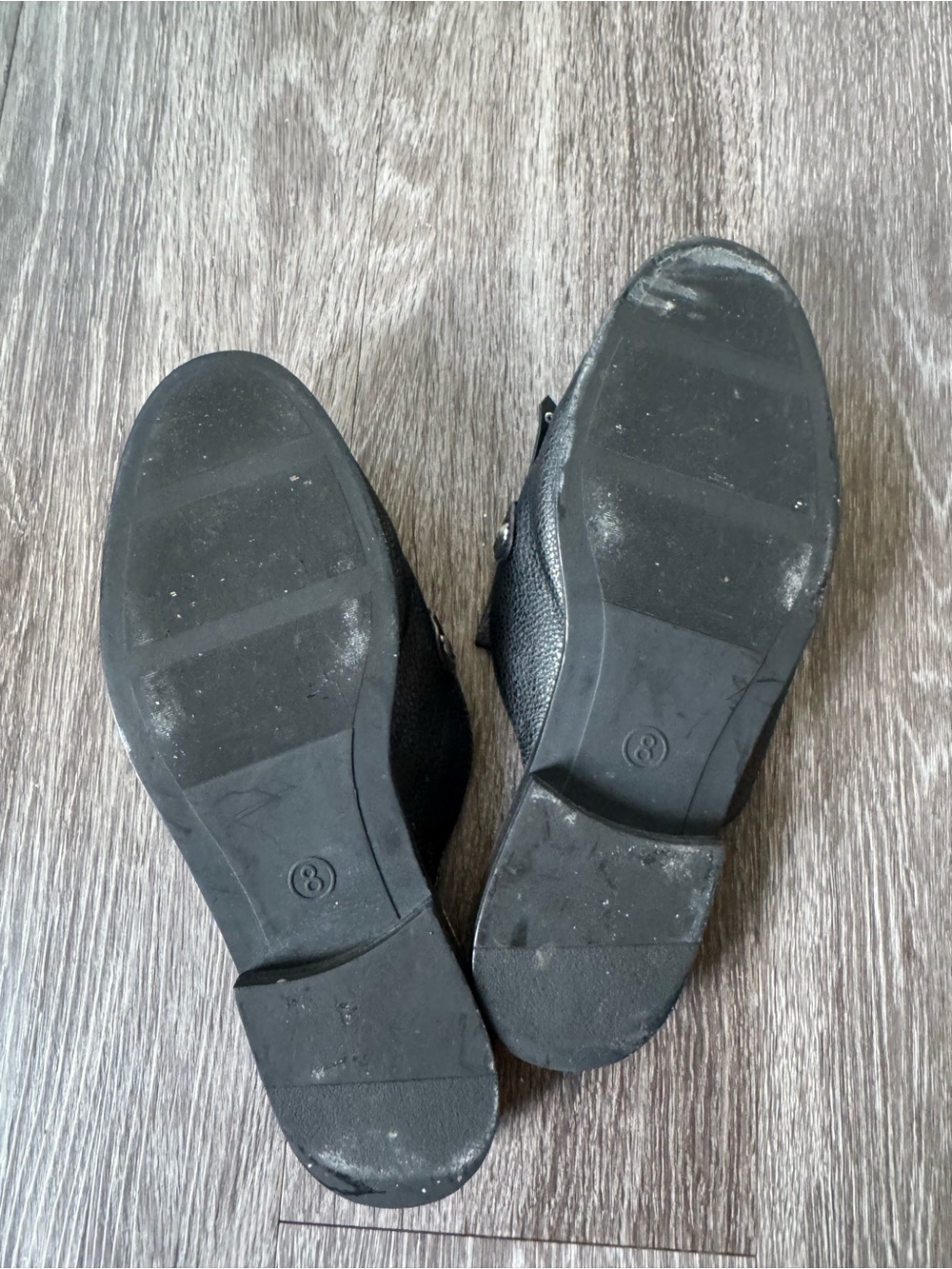 Target Black Tassel Mule | Silver Stud Fringe Size 8 - Picture 9 of 12